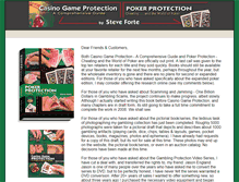Tablet Screenshot of casinogameprotection.com